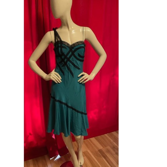 Vintage Betsey Johnson New York Silk Dress - Picture 2 of 7